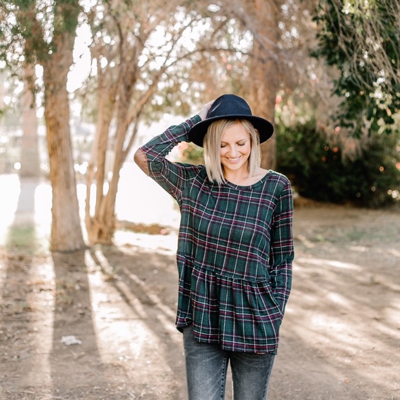 JODIFL brand new plaid lightweight sweater - Picture 5 of 7